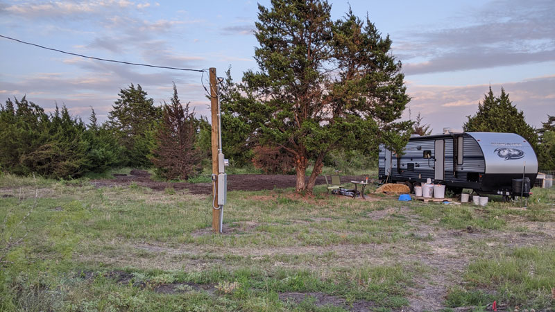 Our first house was this camper. It gave us respite as we began our journey of healing.